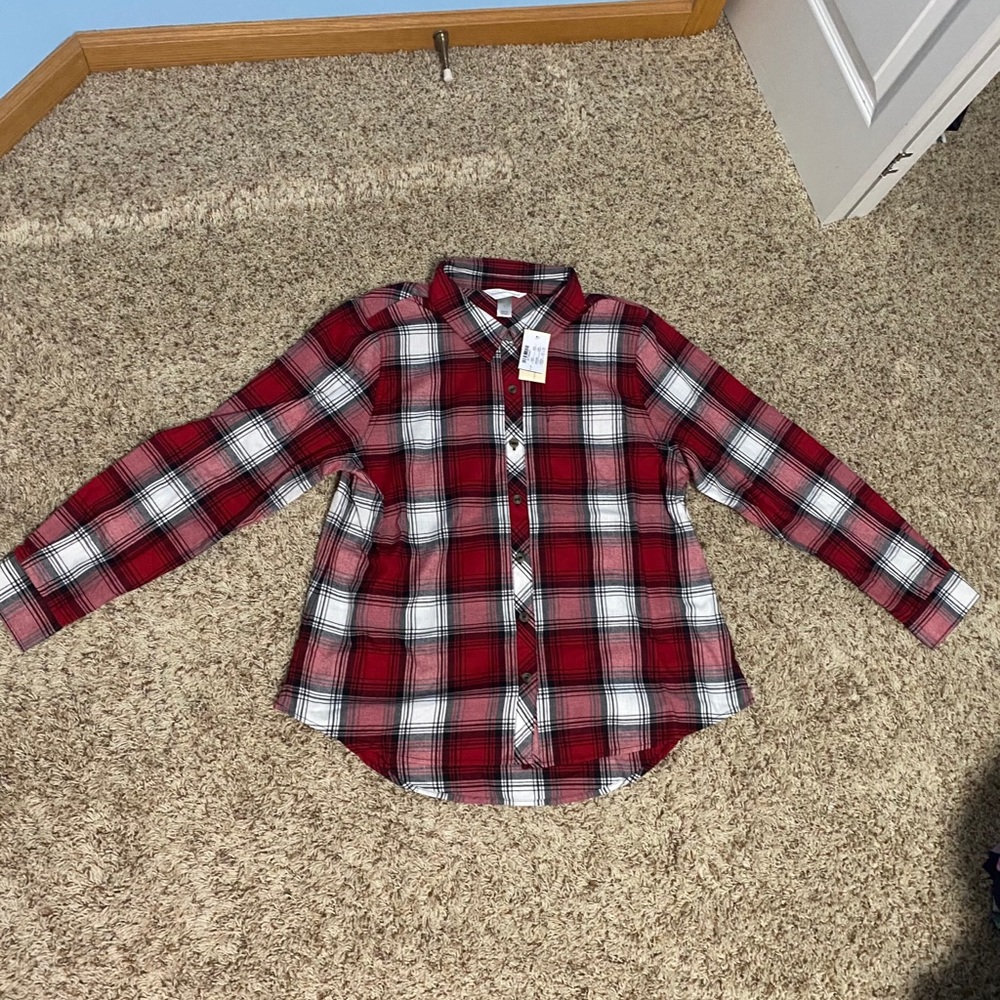 Christopher & Banks Flannel and Undershirts